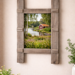 Rustic Wooden Frame – Swedish Barn Style