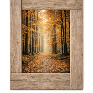 Handmade Wooden Frame – Rustic Style