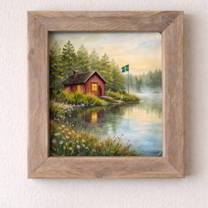 Handmade Wooden Frame – Scandinavian Style